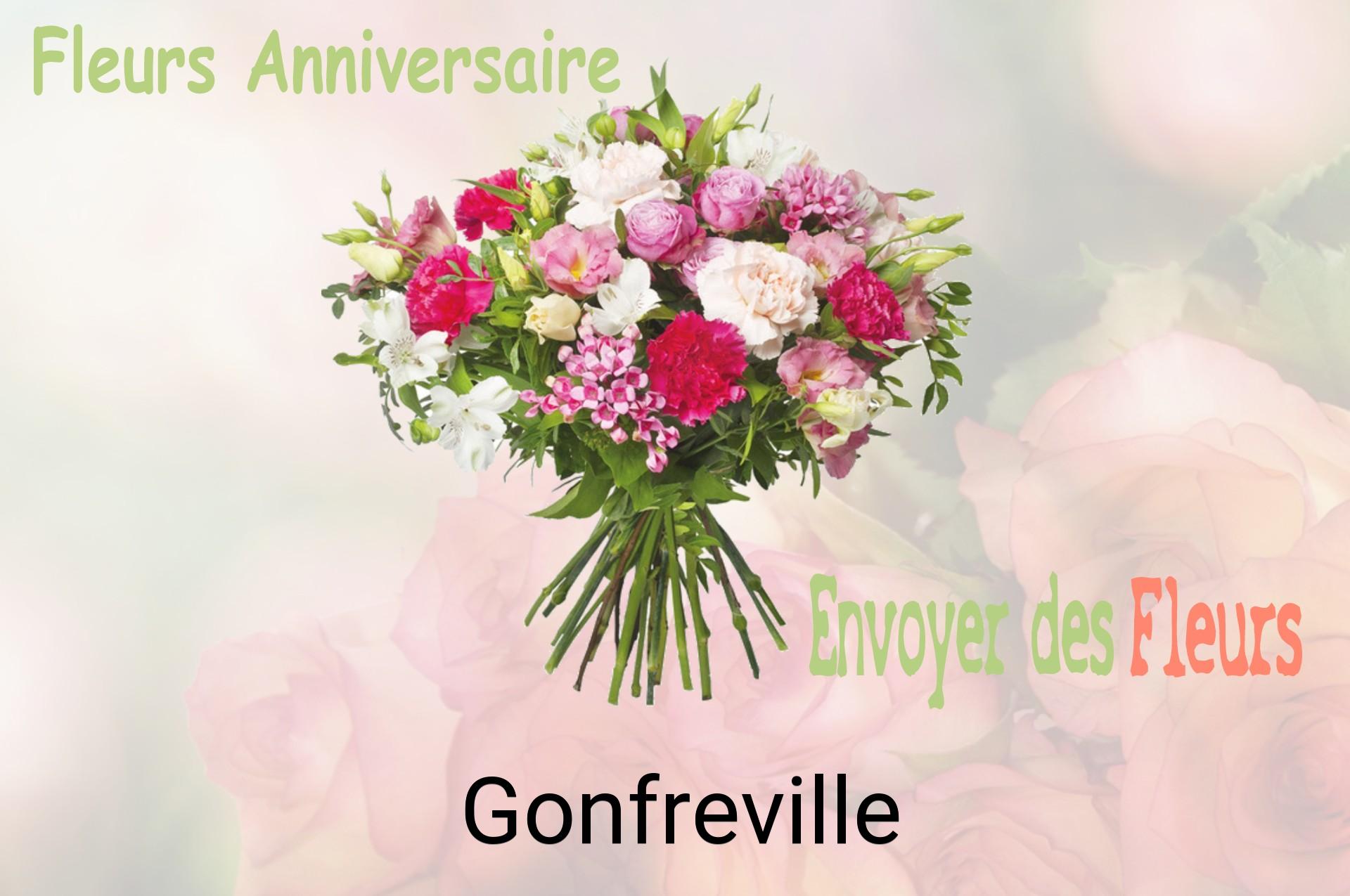 Bouquet de fleurs d’anniversaire livré à Gonfreville